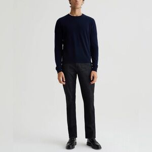 AG Adriano Goldschmeid Mens Jeans Graduate Black Tailored Leg 36x34